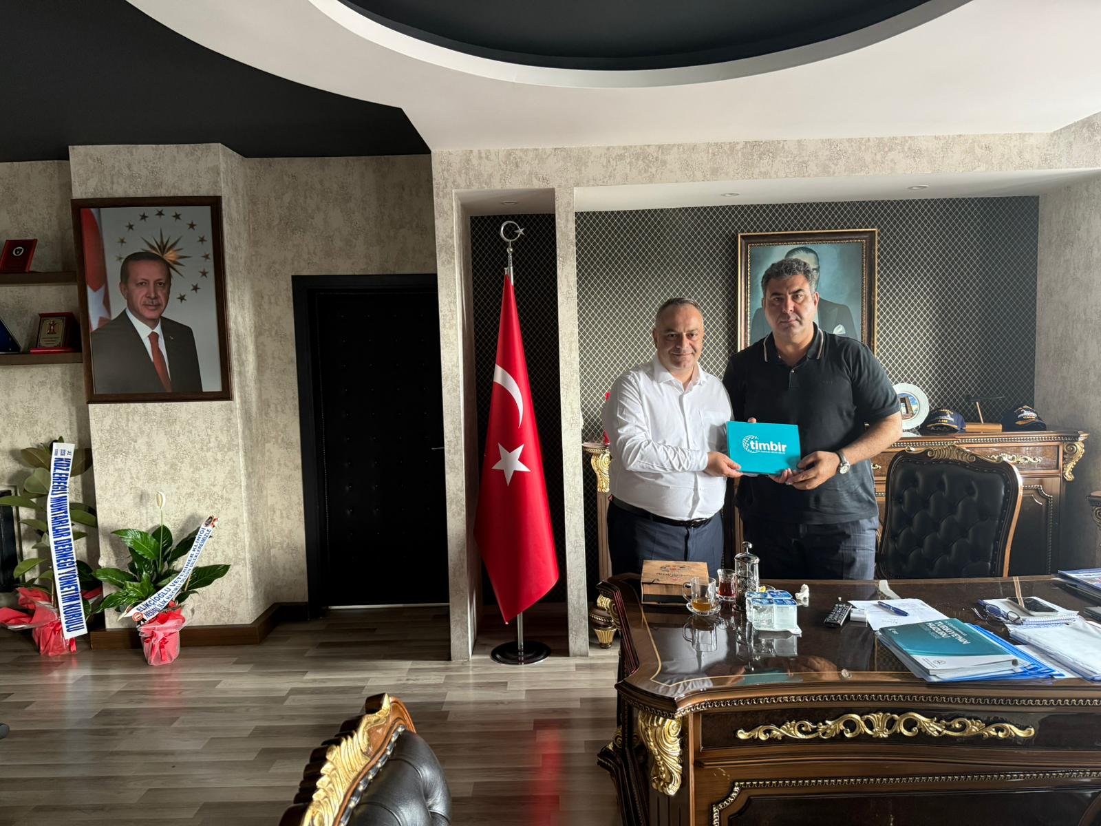 TİMBİR ve BHA’dan Karadeniz Ereğli Kaymakamı Fatih Yılmaz’a ziyaret