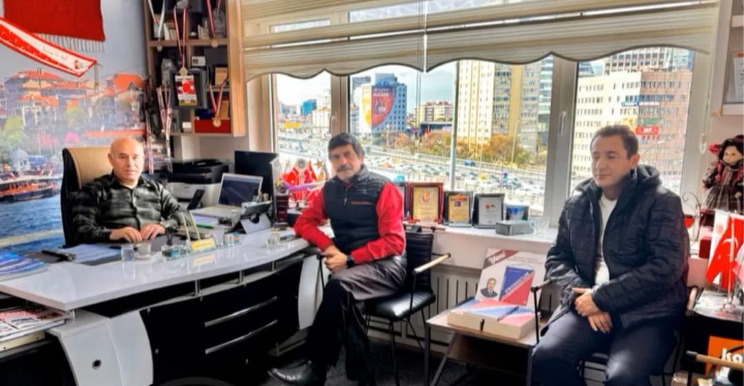 Usta Sanatçı Yılmaz Güney’in Oğlu Kadir Güney ve Oyuncu Özdemir Özkan’dan İstanbul Medya Grubu’na Ziyaret