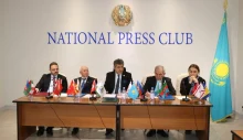 Kazakistan’da Türk dünyası gazetecilerinden tarihi buluşma