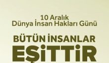 10 Aralık Dünya İnsan Hakları Günü: Eşitlik, Adalet ve Özgürlük için Küresel Çağrı